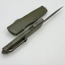 Microtech Luminary Moss Green Cerakote w/ Apocalyptic M390MK D/E Signature Series 1270-10APMGS