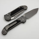 Microtech Knives LUDT Gen III Apocalyptic Tanto Titanium Handles w/ Textured Inlays 1136-10APMS2