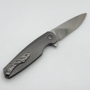 Holt Bladeworks Morpheus Private Reserve w/ Burnished Titanium/Artic Storm Fat Carbon Handles &  Stonewash M390