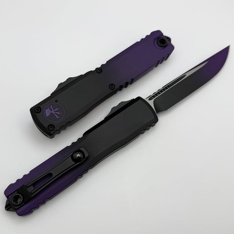 Microtech Ultratech ZBP Faded Black/Purple S/E M390MK w/ Red 1121-1FBKPU