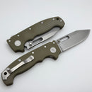 Demko Knives MG AD20 w/ OD Green G10 Handles & MagnaCut Clip Point