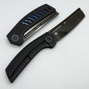 Vanguard Nakiri DLC Titanium Handles w/ Timascus Accents & Semi Mirror DLC M390