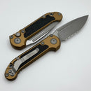 Microtech Knives LUDT Gen III Apocalyptic Partial Serrated Drop Point w/ Tan Handle 1135-11APTA