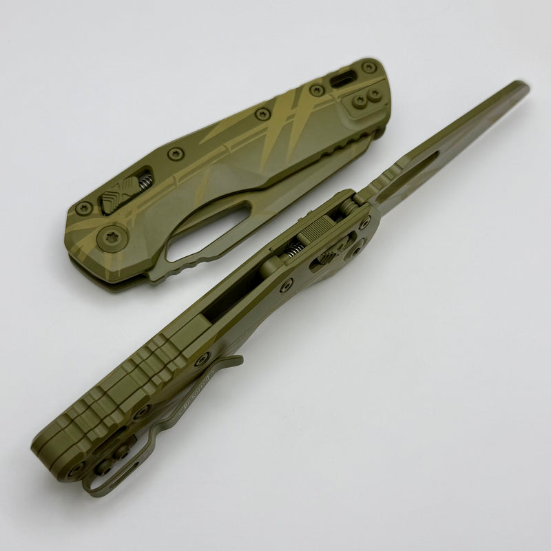 Microtech Knives MSI RAM LOK Aluminum Bamboo Cerakote M390MK 210-1CAM