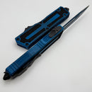 Microtech Scarab 2 Gen 3 Spine Fluted S/E Tactical Standard w/ Weathered Blue Handle 1278-1WBL