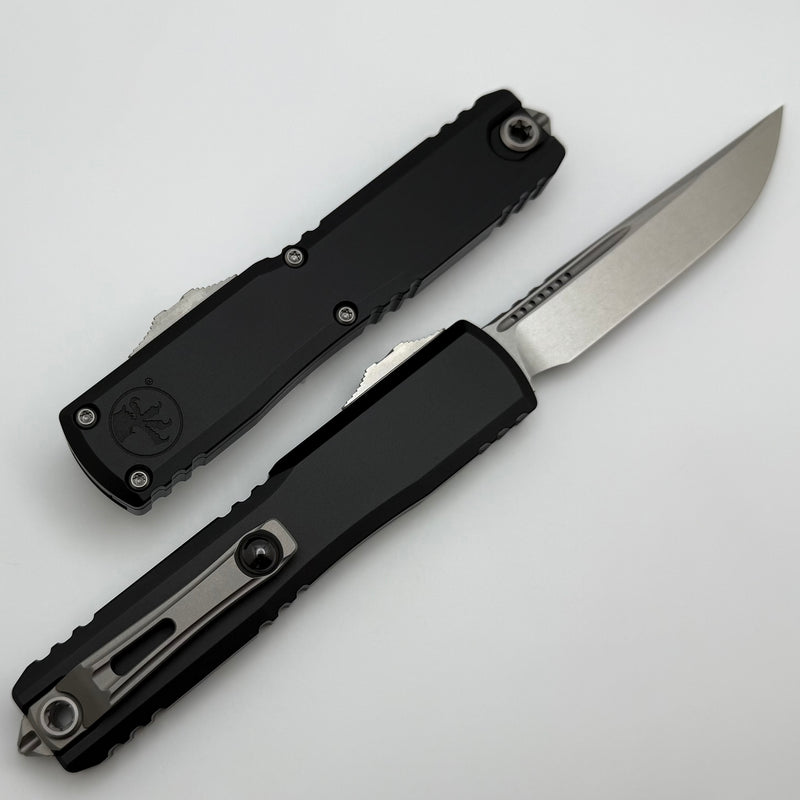 Microtech Ultratech ZBP S/E Stonewash M390MK w/ Black Handle 1121-10