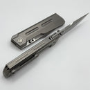 Poikilo Blade Marlin Standard 1 Pearlescent Stonewash w/ Titanium Handles & M398