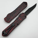 Heretic Knives Manticore E Breakthrough Red Grenade Grip w/ DLC Bowie MagnaCut H026BF-6A-BRKRED