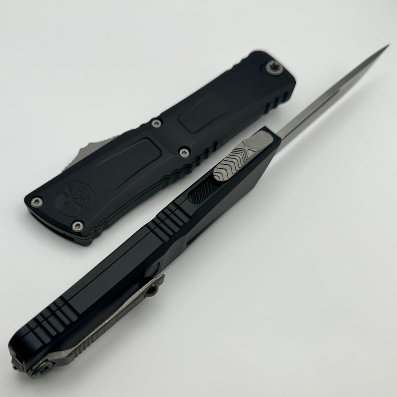 Microtech Knives Combat Troodon Gen III Apocalyptic Single Edge w/ Black Handle 1143-10AP