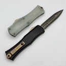 Marfione Custom Mini Hera II Jade G-10/Aluminum Handle & Hatori Cowry-y Damascus D/E
