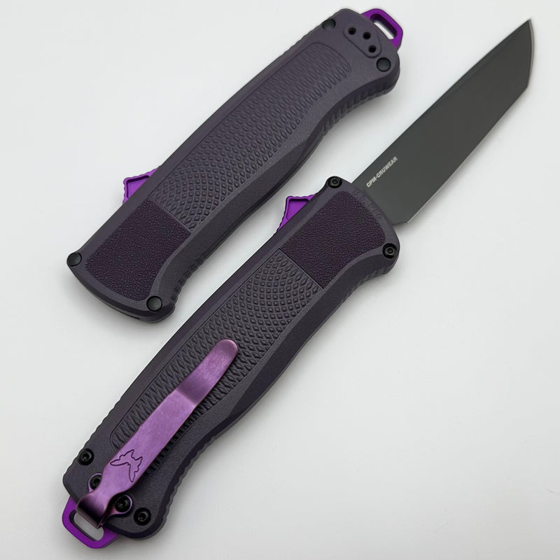 Benchmade Shootout Dark Purple Grivory & PVD Tanto CruWear 5370GY-06