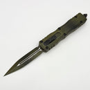 Grenade Blem Microtech Dirac Double Edge Weathered Grenade Green 225-1WGG