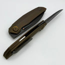 Reate Knives VK-ANUB Bronze Titanium Handles & DLC Elmax