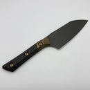 Microtech Santoku 4.2" Carbon Fiber/Bronze Titanium Bolster Handle w/ DLC M390MK Signature Series 3300B-1DLCCFS