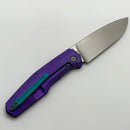 Custom Knife Factory FIF18 Tumbled Titanium Handles & M398 (In House Modified)
