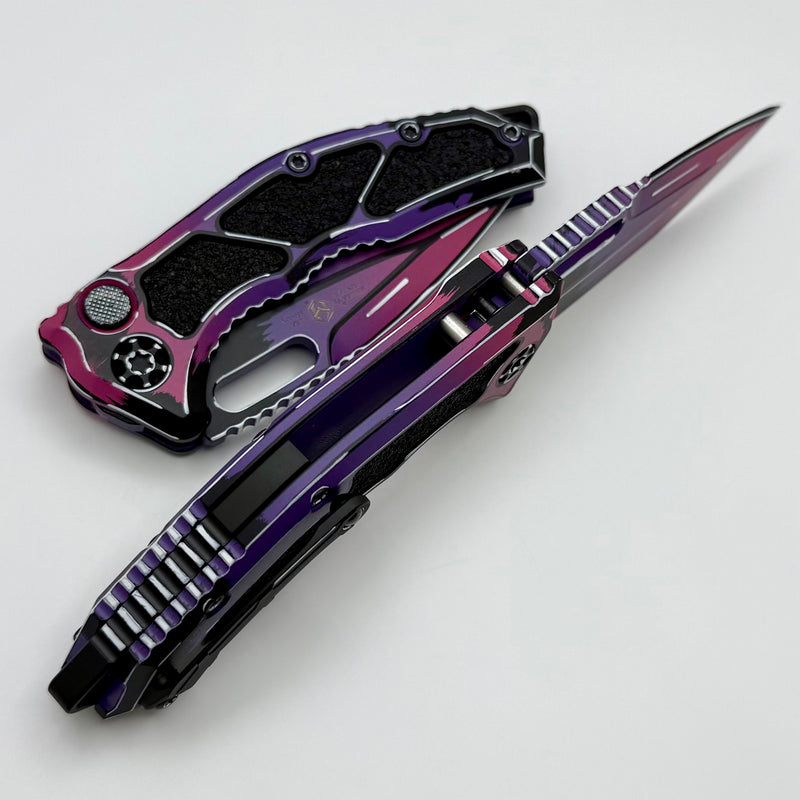 Heretic Knives Medusa Auto Purple Cel Shade w/ Tanto MagnaCut Exclusive H011-CS-PU