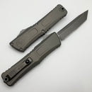 Microtech Knives Combat Troodon Gen III Apocalyptic Tanto Partial Serrated w/ Natural Clear Handle 1144-11APNC