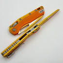 Microtech Knives MSI RAM LOK Sunrise Polymer w/ Low Polish Hardware & M390MK 210T-1PMLPSUS