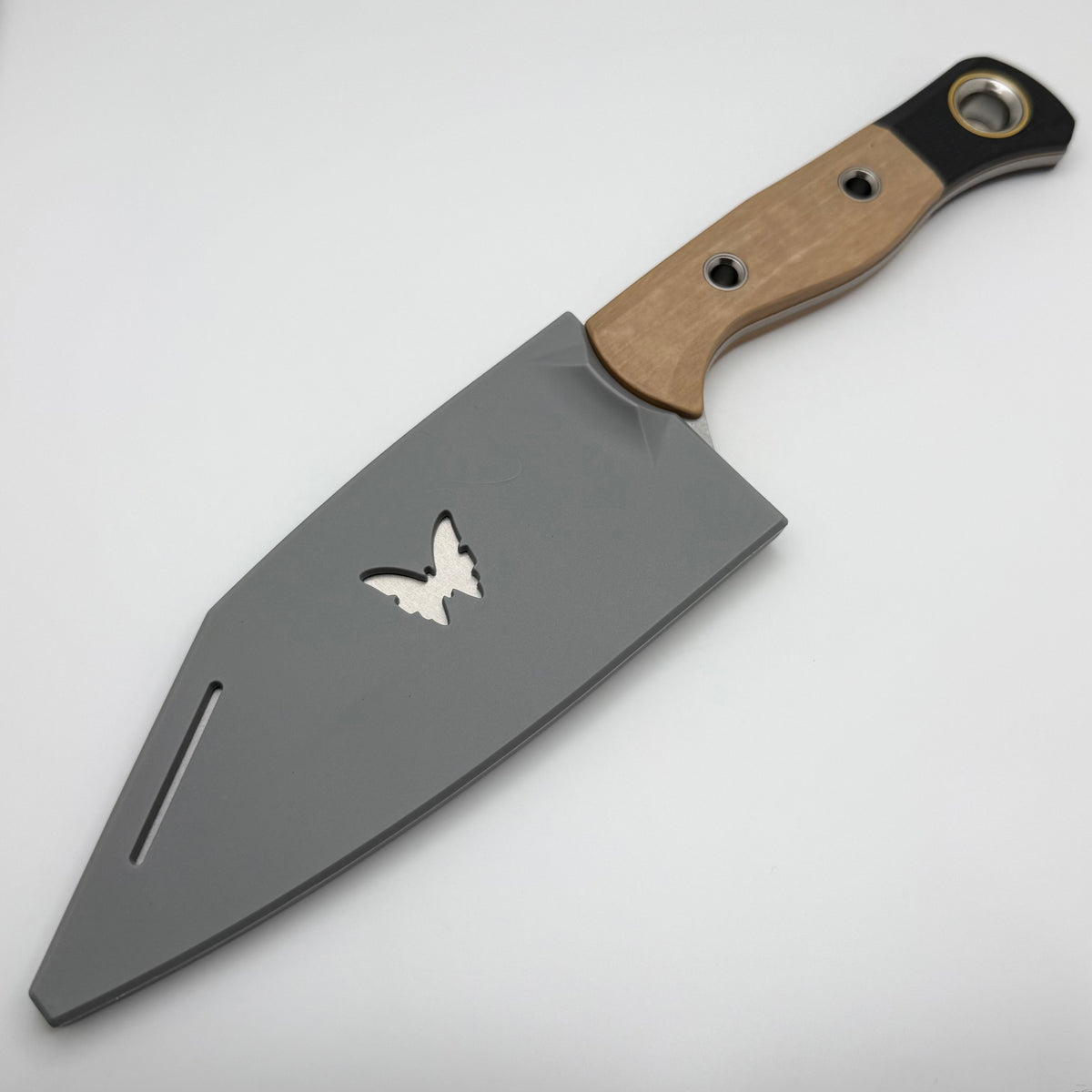 Benchmade Station Knife Maple Valley Richlite Handles w/ CPM-154 Fixed