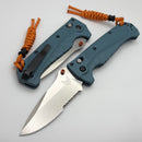 Benchmade Adira Depth Blue Grivory & Serrated MagnaCut 18060S