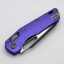 Microtech Knives MSI RAM LOK Purple Aluminum & Black M390MK 210-1PU