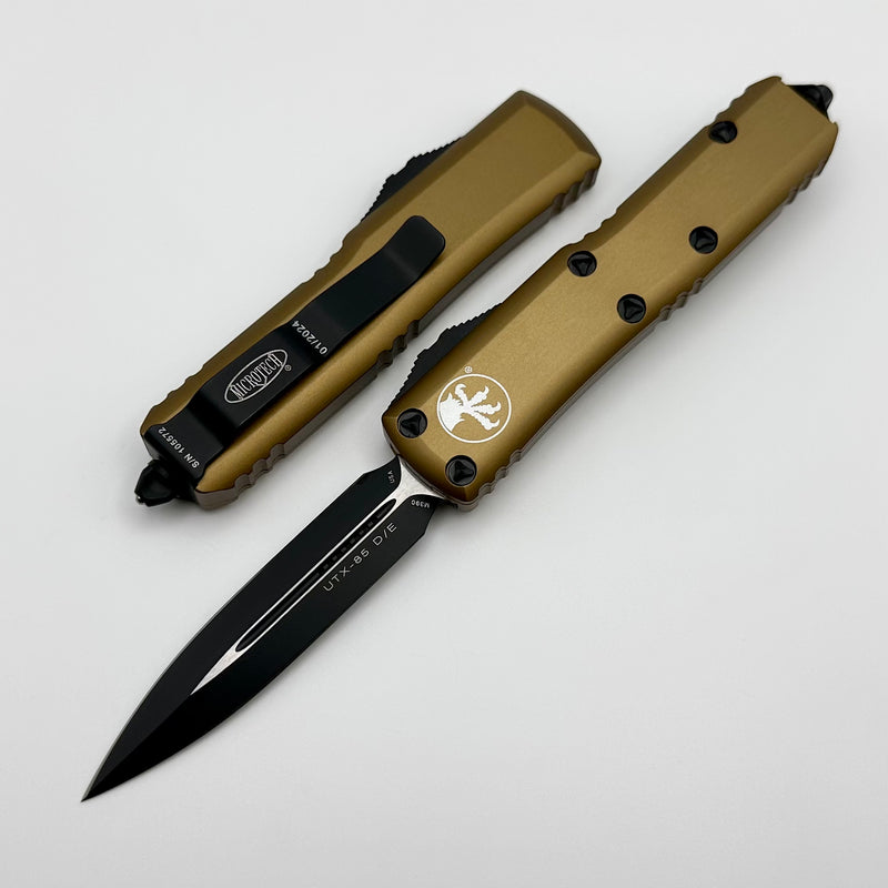 Microtech UTX-85 Double Edge Tan Standard 232-1TA