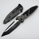 Microtech Socom Elite M/A w/ Natural Clear Handle & Black Tanto 161-1NC