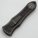 Hawk Designs Model C Deadlock Stonewash Titanium w/ Purple Haze Carbon Fiber & Stonewash M390 D/E