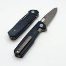 Mechforce Knives Oeser Nebo V2 Blue Richlite Micarta Handles & Elmax