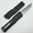 Microtech Knives Combat Troodon Gen III Stonewash F/S Tanto w/ Black Handle 1144-12
