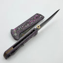 North Mountain Blade Chop2 w/ Fuscia Ceramic Carbon Fiber Handles & DLC SLD-Magic