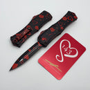 Microtech Knives Mini Hera Valentine's D/E M390MK Signature Series 1702M-1VNS