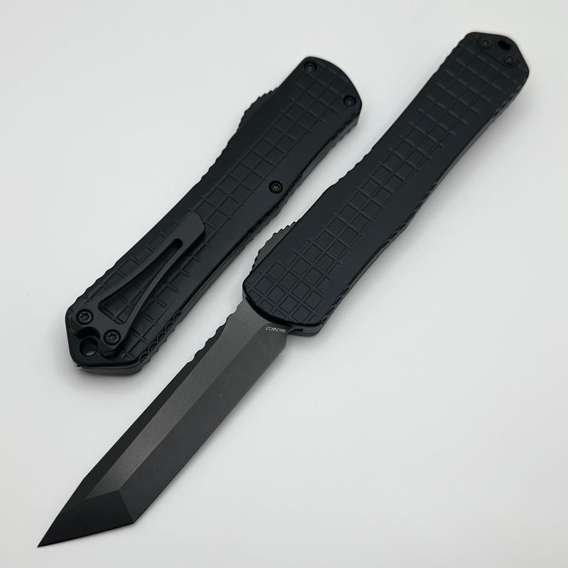 Heretic Knives Manticore X Black Frag Handle & DLC Tanto MagnaCut H031F-6A-T