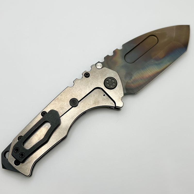 Medford Knife Praetorian T Vulcan S45 Tanto & Steam Punk Skull Handles w/ PVD Hardware/Clip