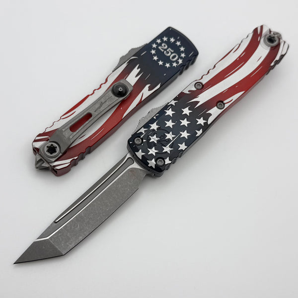 Microtech UTX-85 Gen IV w/ USA 250TH 1776-2026 Apocalyptic T/E Signatu