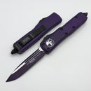 Microtech UTX-85 Single Edge Weathered Purple 231-1WPU