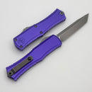 Microtech Knives Mini Hera Apocalyptic T/E M390MK w/ Purple Handle 1704M-10APPU