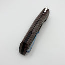 Reate Knives PL-7 Red/Black Micarta Handles & Satin Nitro-V