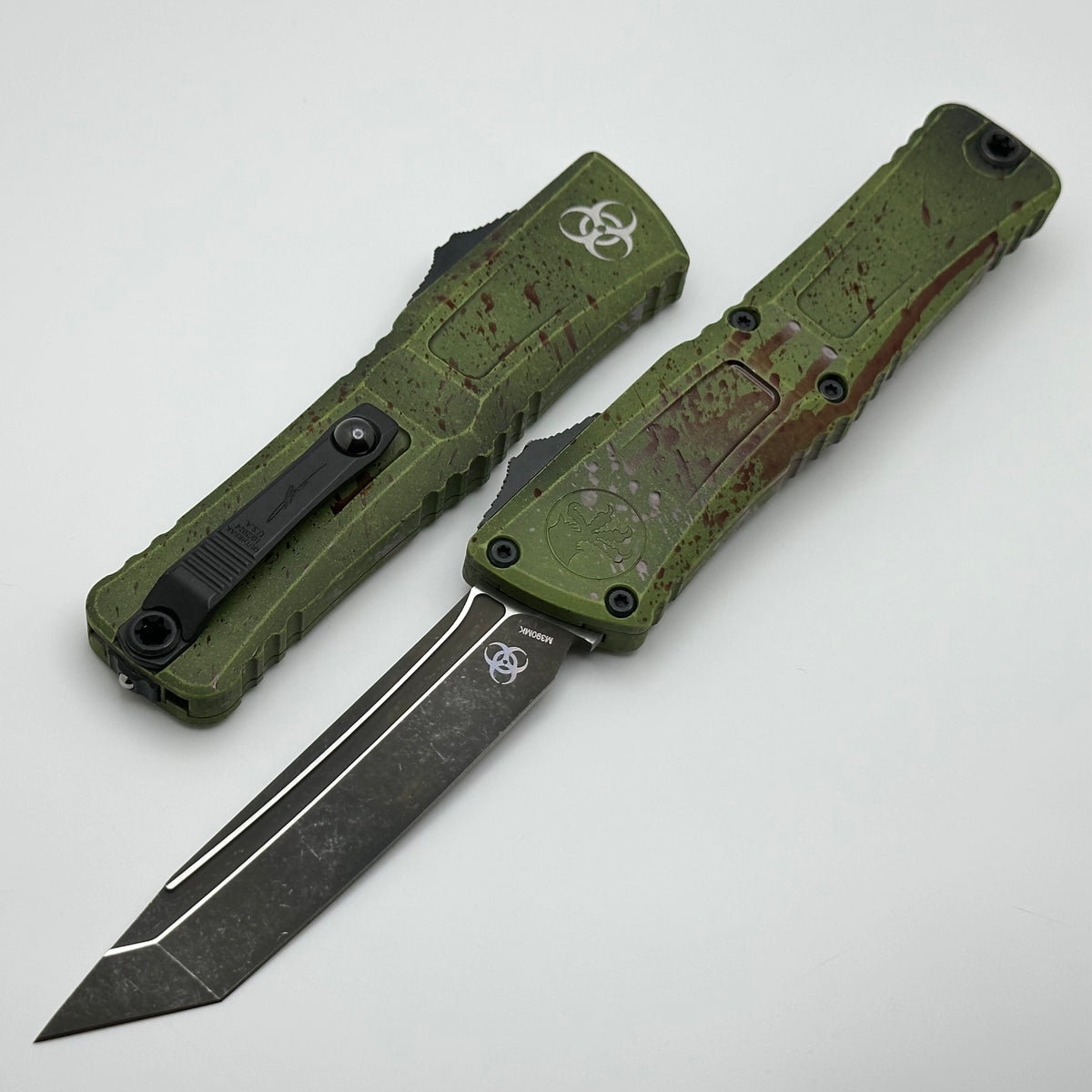 ●THA WESTRONAUTS Microtech Combat Troodon Gen III OTF Weathered Metal 4
