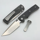 Chaves Knives Liberation 229 w/ Black Micarta & Tanto Elmax - Blue Label