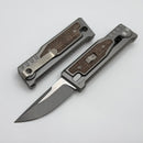 Reate EXO Mini Burlap Micarta & Two Tone Drop Point 3V