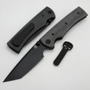 Chaves Knives Liberation 229 w/ Black Micarta & Black Tanto Elmax - Blue Label