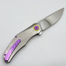 Holt Bladeworks Renegade w/ Blizzard Titanium Handles & Near Mirror M390 141