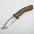 Microtech Amphibian RAM LOK Tan Fluted G-10 & Stonewash M390MK 137RL-10FLGTTA