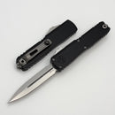 Microtech UTX-70 Gen IV w/ Black Handle & D/E Stonewash M390MK 11474-10