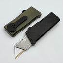 Chaves Auto C.H.U.B OTF w/ Crosshatch Dual Color Black/Green Handle