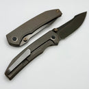 We Knife Ryson Bronze Titanium Handle & Polished Gray M390 WE24086-3
