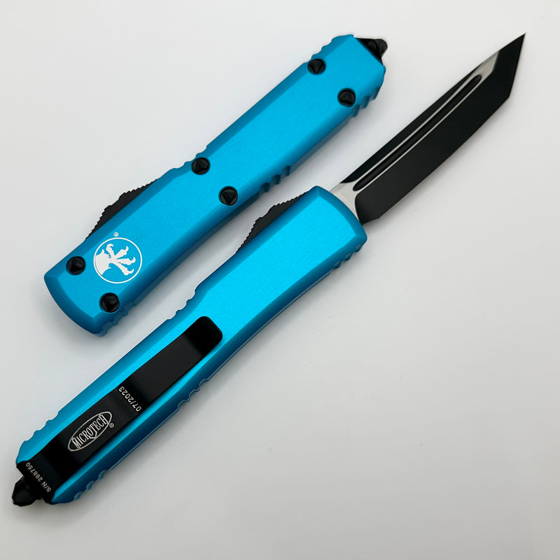 Microtech Ultratech Tanto T/E Black Standard & Turquoise 123-1TQ