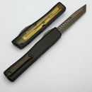 Heretic NYX Tanto Bronze MagnaCut w/ Ultem Cover Inlaid OD Green Aluminum Handle H015-7A-GRN-ULTEM