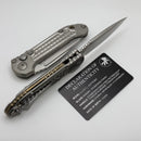 Microtech Marfione Select LUDT Gen III Frag Titanium Handles w/ Bronze Accents & Stonewash S/E 1135-10FRMS4